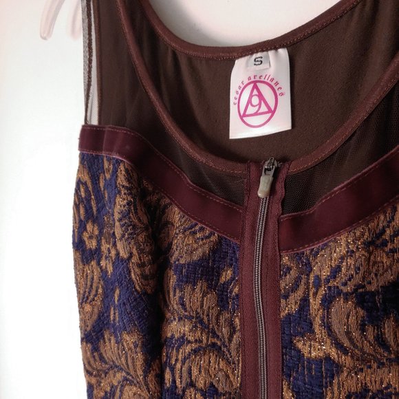 Cesar Arellanes Vintage 90s Renaissance Mini dress - Picture 3 of 7